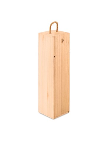 Premium Coffret en Bois avec Bouteille - VINBOX