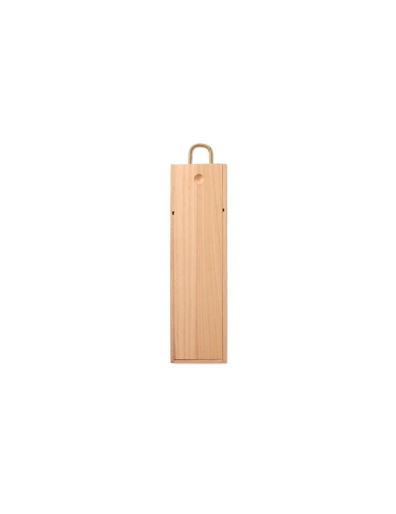 Premium Coffret en Bois avec Bouteille - VINBOX