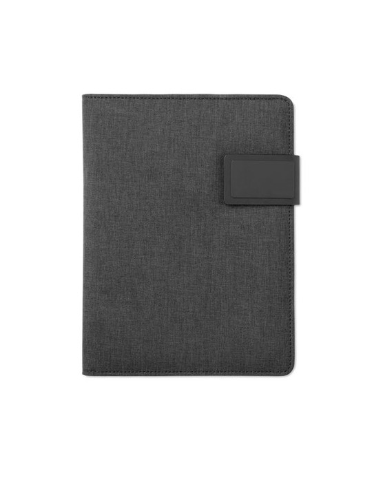 Conférencier A5 et Powerbank POWERNOTY - Objets Publicitaires