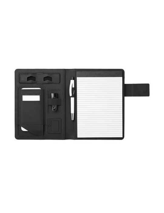 Conférencier A5 et Powerbank POWERNOTY - Objets Publicitaires