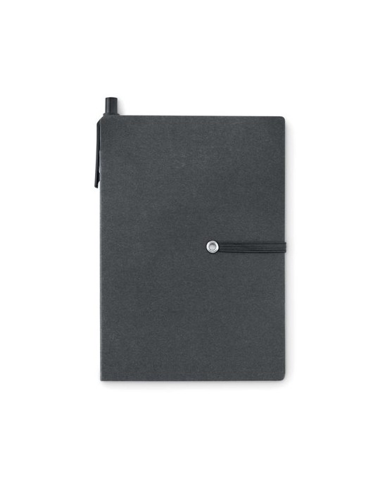 Carnet Recyclé Ligné et Stylo RECONOTE - Personnalisée pas cher