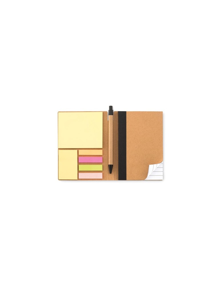 Carnet Recyclé Ligné et Stylo RECONOTE - Personnalisée pas cher