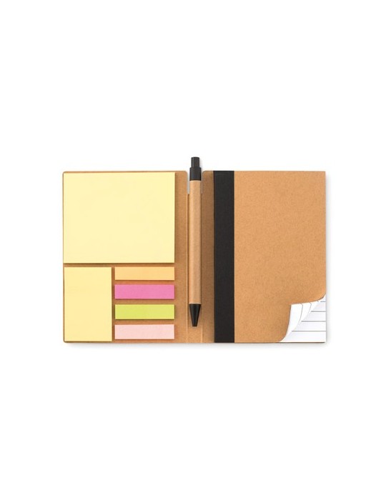 Carnet Recyclé Ligné et Stylo RECONOTE - Personnalisée pas cher