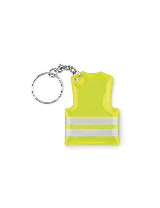 Porte-clés Gilet de Sécurité - Visible et Pratique Personnalisée pas cher