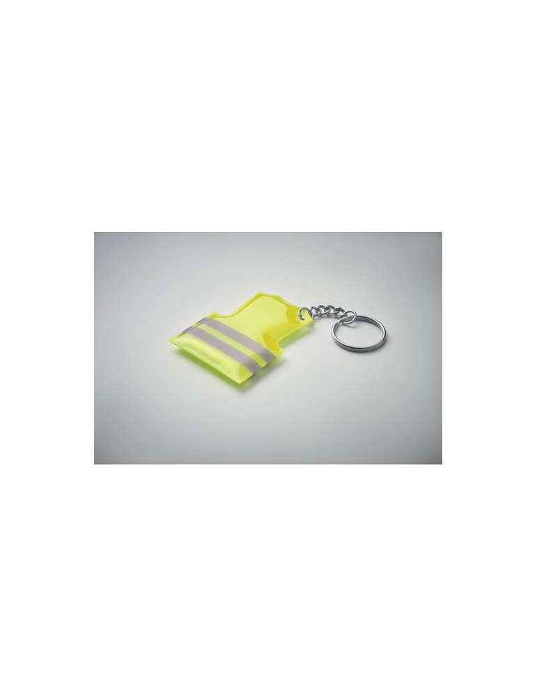 Porte-clés Gilet de Sécurité - Visible et Pratique Personnalisée pas cher