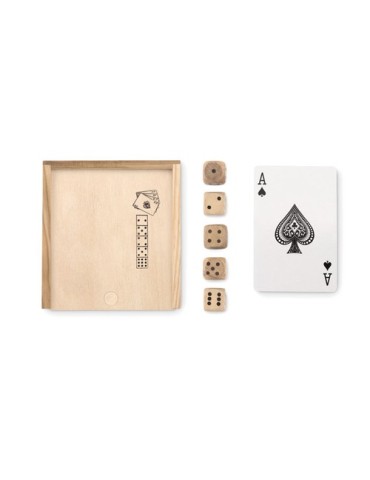 Cartes à Jouer et 5 Dés LAS VEGAS - Offrez du Fun Personnalisée pas cher 2