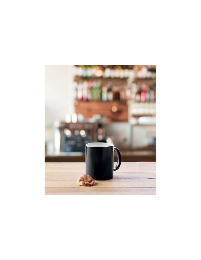 Mug Noir Sublimation 300ml - Cadeau Personnalisé