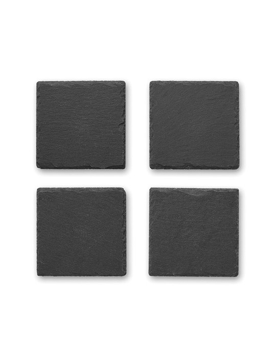 Sous-verres en ardoise SLATE4 - Objets Publicitaires