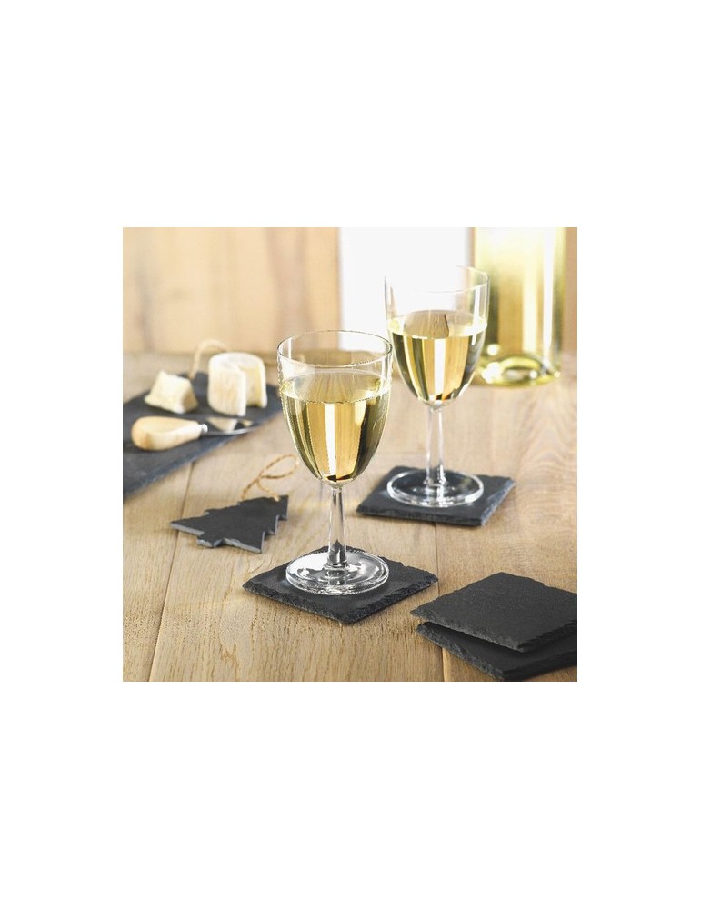 Sous-verres en ardoise SLATE4 - Objets Publicitaires