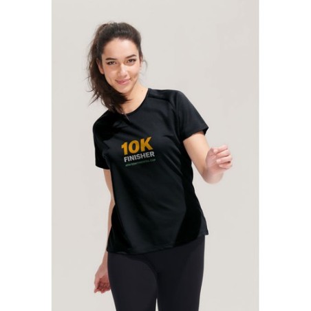 T-shirt Femme Personnalisé Sportif 140g - Sporty Women Matières : PET Taille textile : S Couleurs : vert pomme livraison express