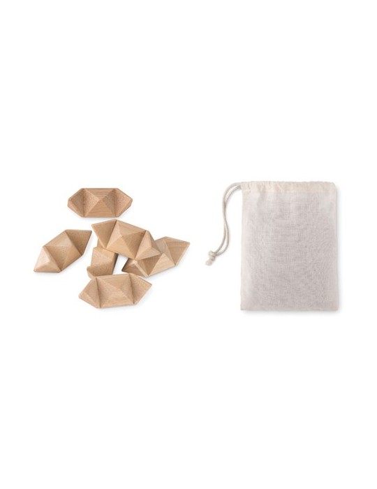 Casse-tête Étoile en Bois Personnalisé - Star Brain Teaser pas cher