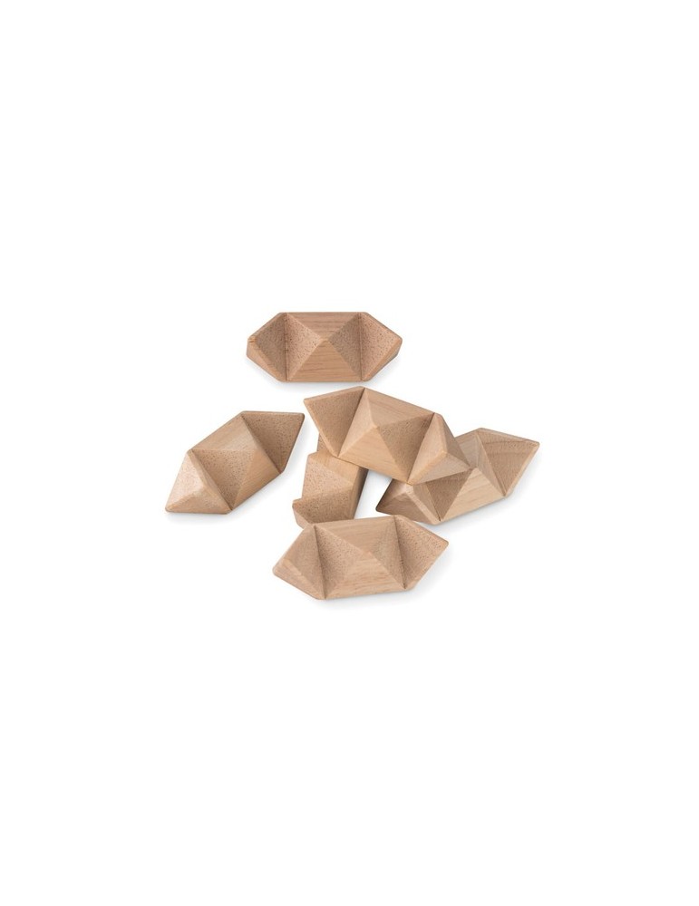 Casse-tête Étoile en Bois Personnalisé - Star Brain Teaser pas cher
