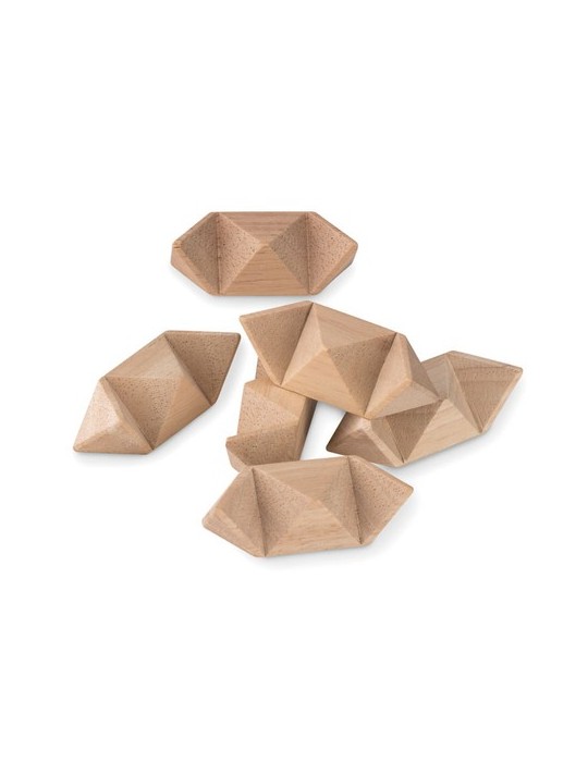 Casse-tête Étoile en Bois Personnalisé - Star Brain Teaser pas cher