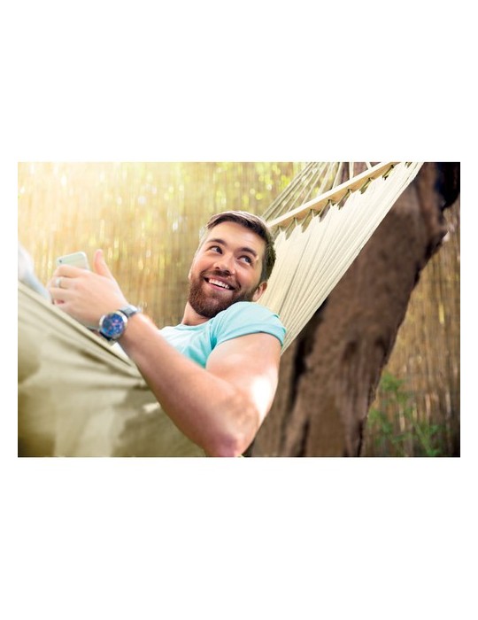 Hamac en poly coton Personnalisé Détente extérieure HAMMACA pas cher