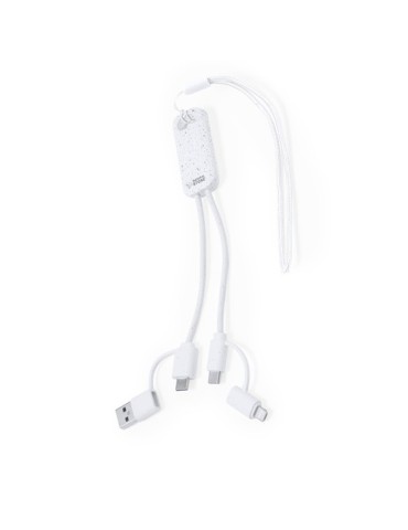 Câble de Charge Personnalisé pas cher - Surgex Couleurs : blanc