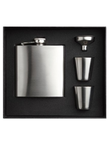 Flacon de poche Personnalisé SLIMMY FLASK SET - Idéal pour vos sorties