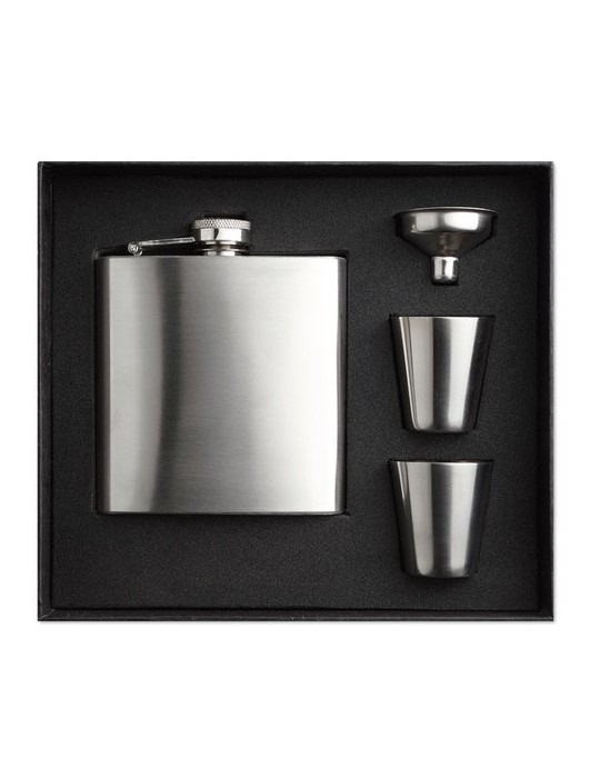 Flacon de poche Personnalisé SLIMMY FLASK SET - Idéal pour vos sorties