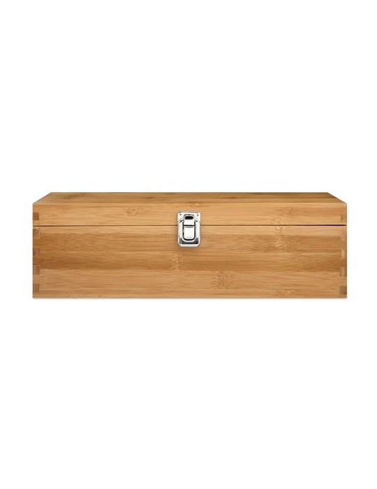 Set à Vin en Bambou Personnalisé TARDOR - Accessoires Offerts pas cher