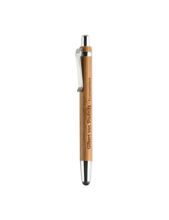 Stylo à bille en bambou  personnalisé BYRON pas cher