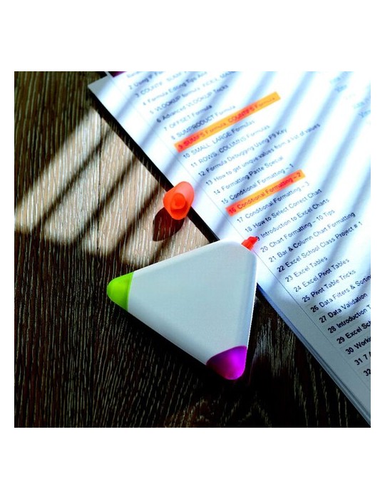 Surligneur triangulaire personnalisé TRIANGULO