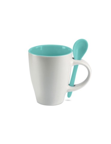Mug avec cuillère Personnalisé DUAL 250 ml