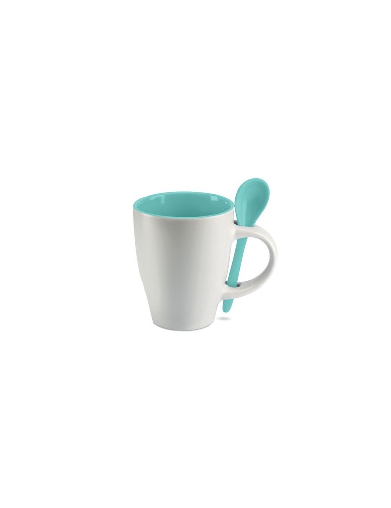 Mug avec cuillère Personnalisé DUAL 250 ml