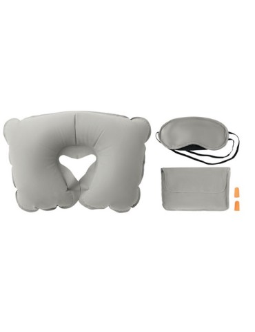 Set Voyage Personnalisé TRAVELPLUS - Oreiller et Masque Confort pas cher