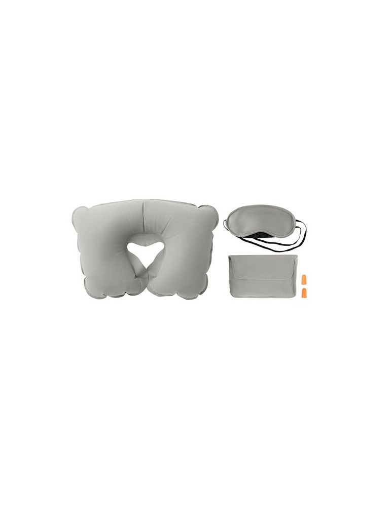 Set Voyage Personnalisé TRAVELPLUS - Oreiller et Masque Confort pas cher