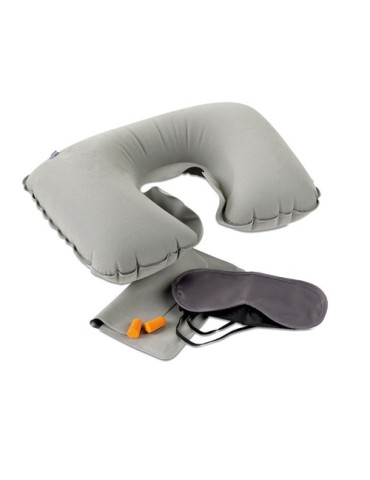 Set Voyage Personnalisé TRAVELPLUS - Oreiller et Masque Confort pas cher 2