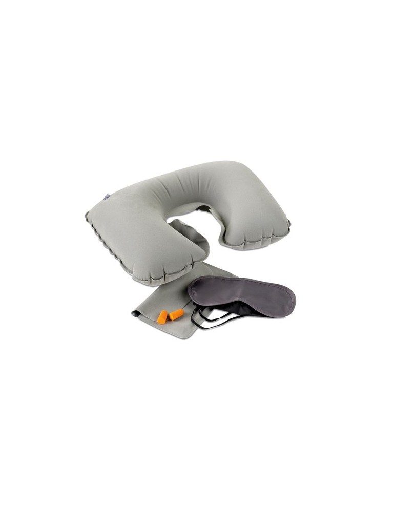 Set Voyage Personnalisé TRAVELPLUS - Oreiller et Masque Confort pas cher
