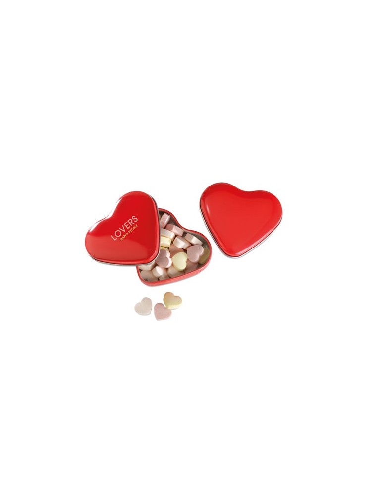 Boîte Cœur Personnalisée LOVEMINT - Un Cadeau Sucré pas cher
