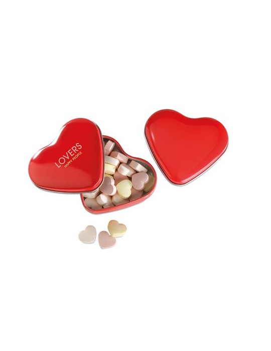Boîte Cœur Personnalisée LOVEMINT - Un Cadeau Sucré pas cher