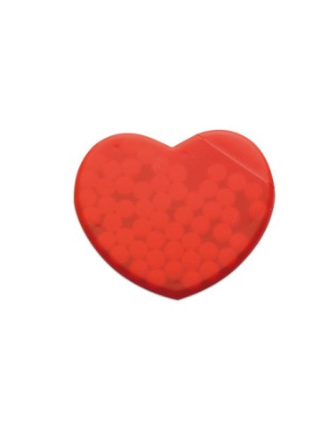 Boîte en Coeur Personnalisée CORAMINT - Objets Publicitaires