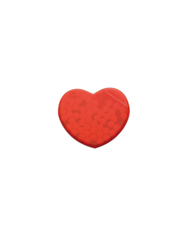 Boîte en Coeur Personnalisée CORAMINT - Objets Publicitaires