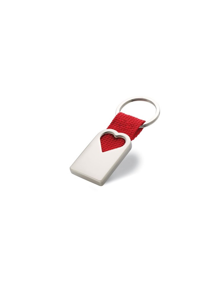 Porte-clé en Métal Personnalisé Coeur
