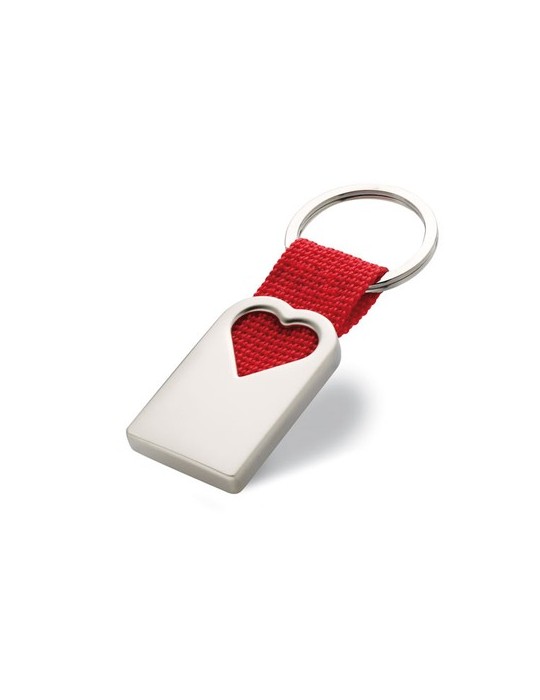 Porte-clé en Métal Personnalisé Coeur