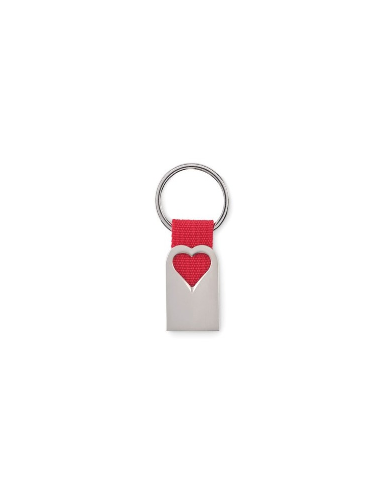 Porte-clé en Métal Personnalisé Coeur