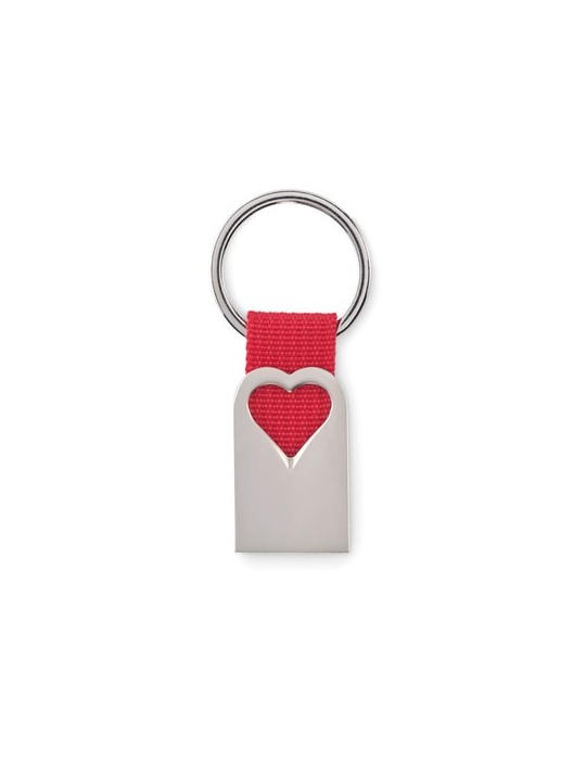 Porte-clé en Métal Personnalisé Coeur