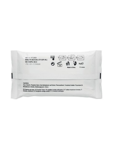 Lingettes Nettoyantes Pratiques Beauté Personnalisées pas cher 2