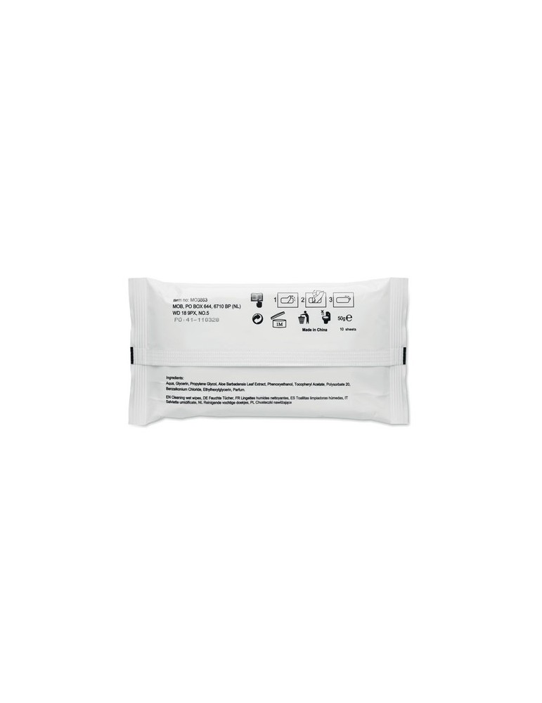 Lingettes Nettoyantes Pratiques Beauté Personnalisées pas cher