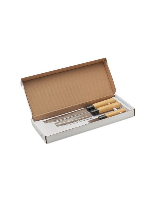 Set de Couteaux Japonais Élégants - TAKI Personnalisée