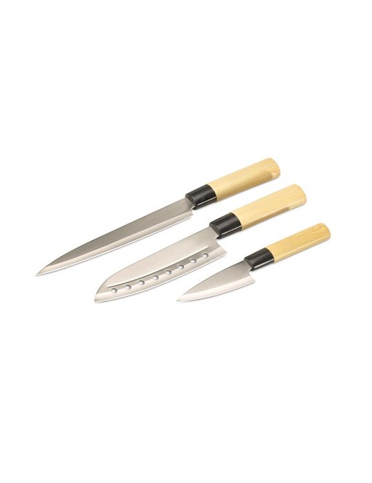 Set de Couteaux Japonais Élégants - TAKI Personnalisée