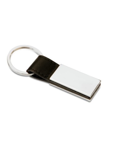 Porte-clés Personnalisable en PU et Métal - RECTANGLO