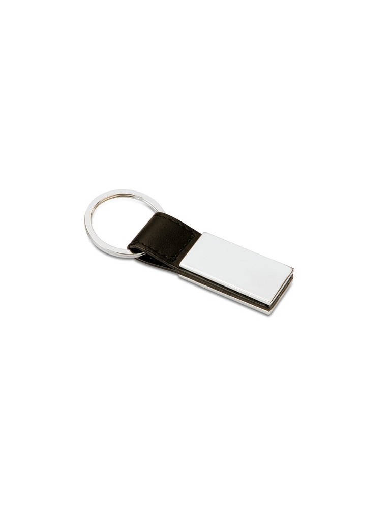 Porte-clés Personnalisable en PU et Métal - RECTANGLO