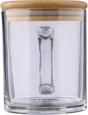 Mug  en verre recyclé et bambou de 300 ml Ashley