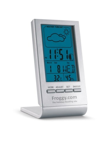 Station Météo LCD Bleu - Objets Publicitaires SKY 2