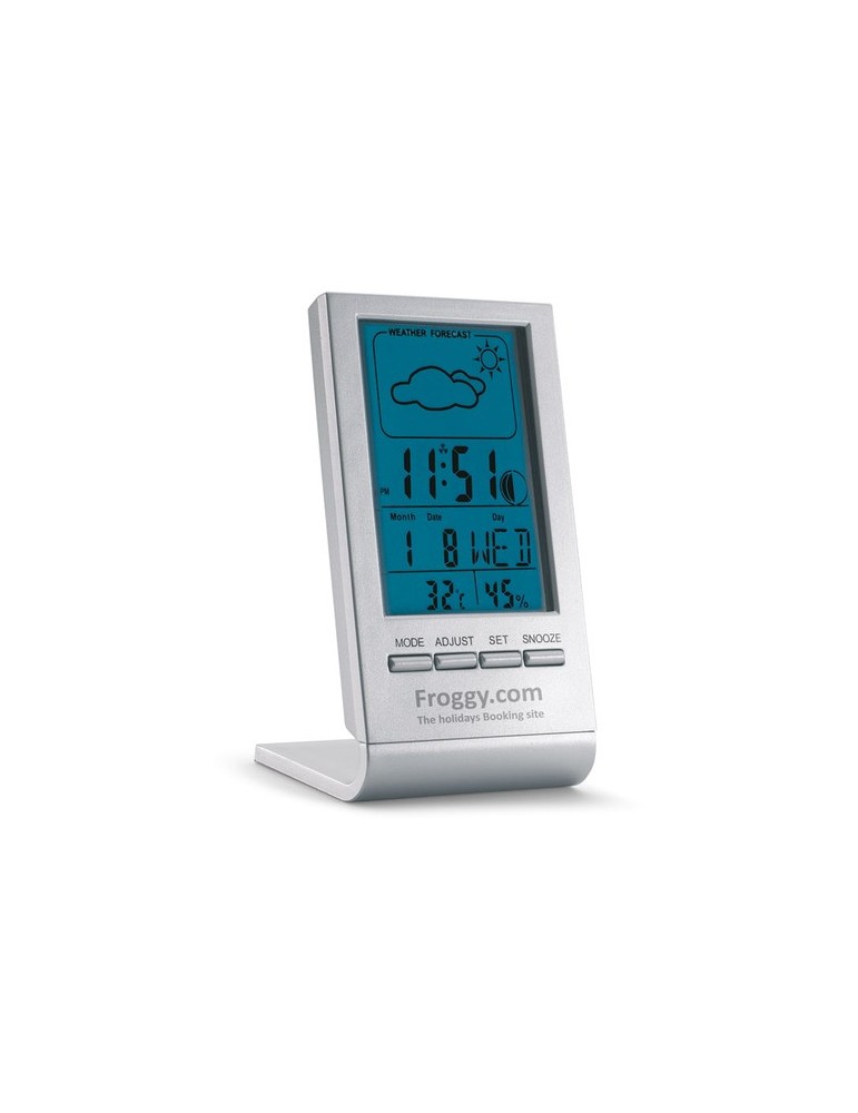Station Météo LCD Bleu - Objets Publicitaires SKY