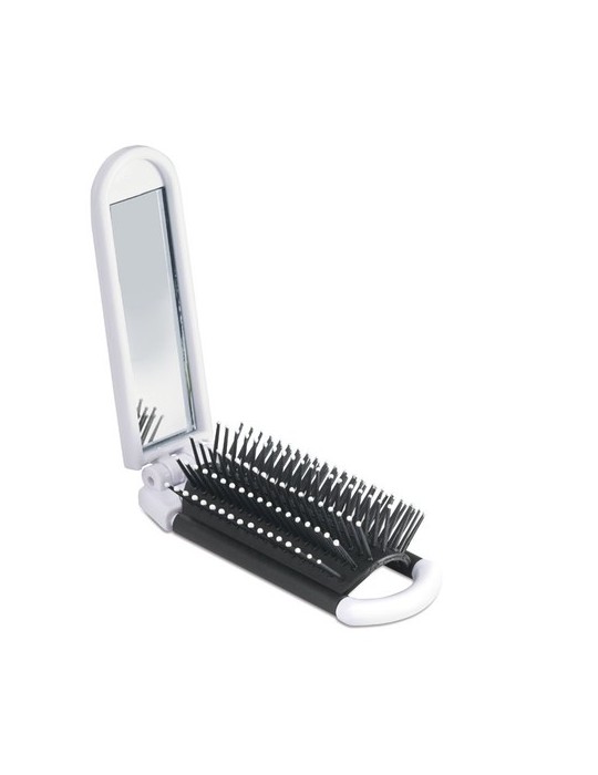 Brosse Pliable avec Miroir Personnalisée - Accessoire Beauté