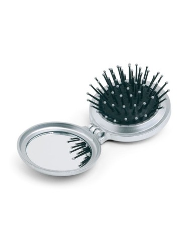 Brosse/miroir pliable accessoire pratique personnalisée pas cher - B BEAUTY
