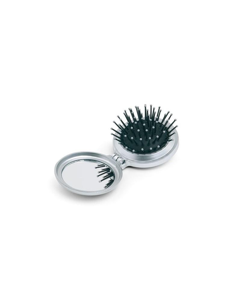 Brosse/miroir pliable accessoire pratique personnalisée pas cher - B BEAUTY